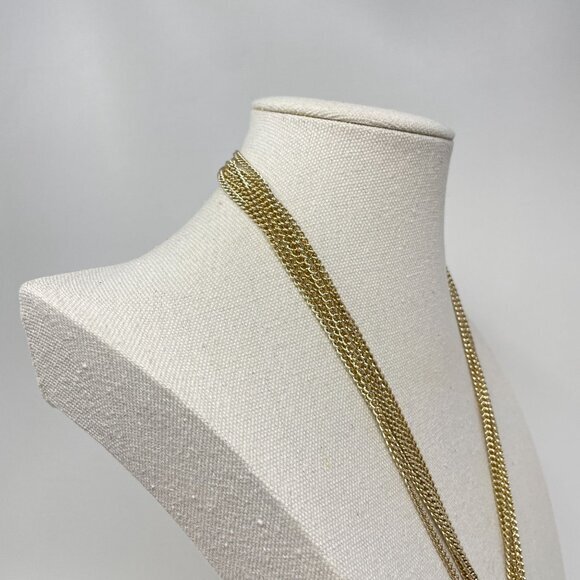 Sarah Coventry Long‎ Tassel Necklace Convertible Adjustable Gold-Tone Vintage - Picture 7 of 9